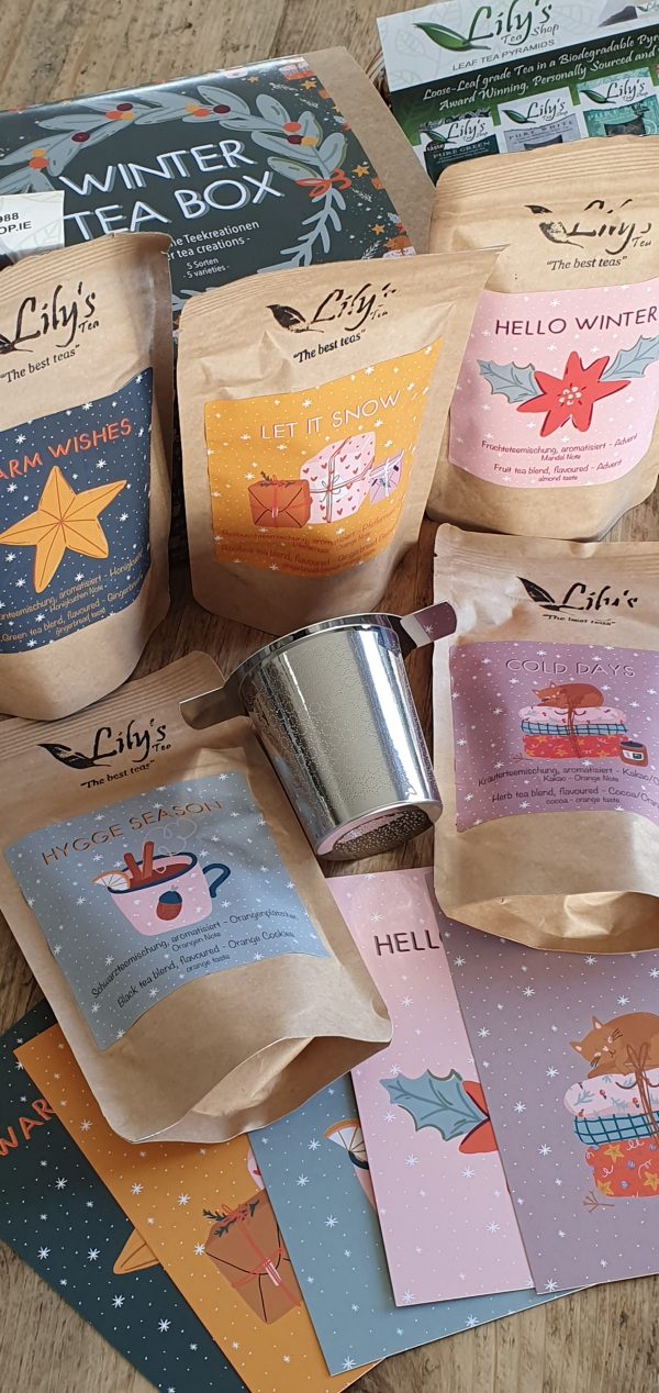 Winter Gift Set 5 Teas with Infuser